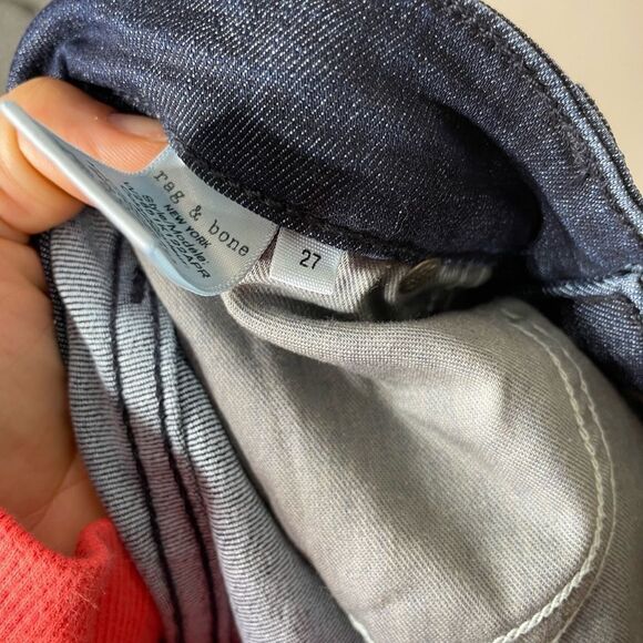 Rag & Bone Cate Mid-Rise Ankle Skinny in April Wash Size 27 - Picture 9 of 9